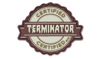 101 Inc. - 3D Aufnäher - Terminator - Kojote