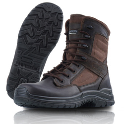 Bennon - Commodore Light O1 NM Militärstiefel - Hoch - Braun / Schwarz- 0690050140