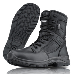 Bennon - Commodore O2 Militärstiefel - Leder - Regi-Tex - Schwarz - Z30366v01