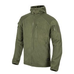 Helikon - Alpha Hoodie Kapuzenbluse - Olive Green - BL-ALH-FG-02