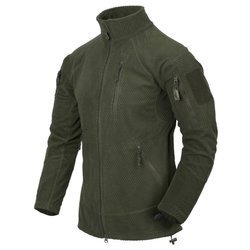 Helikon - Alpha Tactical Grid Fleece Jacke - Olive Green - BL-ALT-FG-02