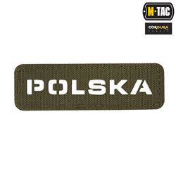 M-Tac - Aufnäher Polen 25x80 - Laserschnitt - Ranger Green - 51002023