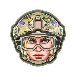 M-Tac – Emoji USA Girl Patch Nr. 3 – PVC 3D – Camo – 51354005