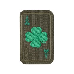 M-Tac – Lucky Card Patch – Cordura 500D – Kleeblatt – Ranger Green – 51391023