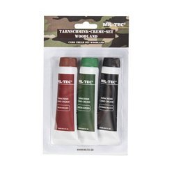 Mil-Tec - Woodland Camo Face Paint Set - 3 Farben - 16332000