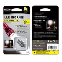 Nite Ize - Hochleistungs-LED-Upgrade 2 1W - C/D-Zelle - LRB2-07-PRHP