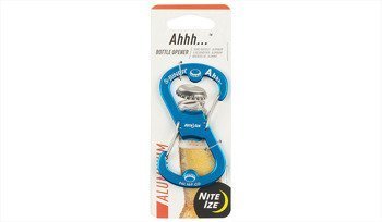 Nite Ize - S-Biner Aluminum Ahhh Bottle Opener - Blue - SBOA-03-R6