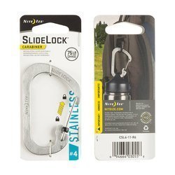 Nite Ize - SlideLock Karabiner #4 - Rostfrei - CSL4-11-R6