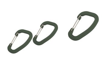 Wildo - Zubehör-Karabiner-Set - 3 Stück - Olive - 89621