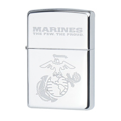 Zippo - Marines Benzinfeuerzeug - High Polish Chrome - Z28478