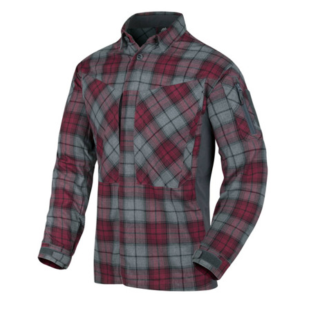  Helikon - Hemd MBDU Flannel Shirt® - Ruby Plaid - KO-MBD-PO-P1 - Hemden & Pullover