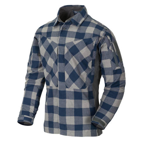  Helikon - Hemd MBDU Flannel Shirt® - Slate Blue Checkered - KO-MBD-PO-C0 - Hemden & Pullover