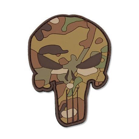 101 Inc. - 3D-Aufnäher - Punisher - Multicamo - 444130-5292 -  3D PVC Morale Patches