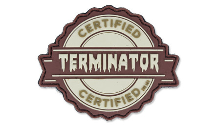 101 Inc. - 3D Aufnäher - Terminator - Kojote -  3D PVC Morale Patches