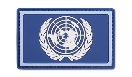 101 Inc. - 3D-Aufnäher - U.N. - Blau -  3D PVC Morale Patches