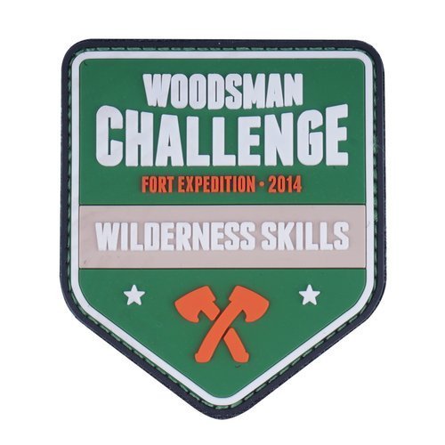 101 Inc. - 3D Aufnäher - Woodsman Challenge - 444170-7380 -  3D PVC Morale Patches