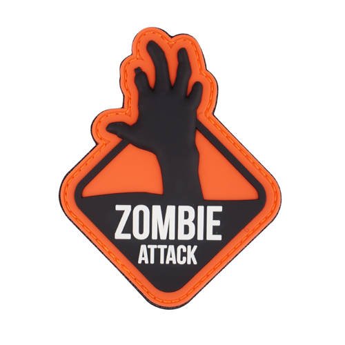 101 Inc. - 3D-Aufnäher - Zombie-Angriff - 444130-7316 -  3D PVC Morale Patches