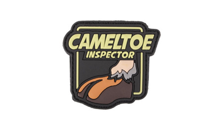 101 Inc. - 3D-Emblem - Cameltoe Inspector - Schwarz - 444130-7189 -  3D PVC Morale Patches