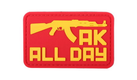 4TAC - 3D Patch - AK All Day -  3D PVC Morale Patches