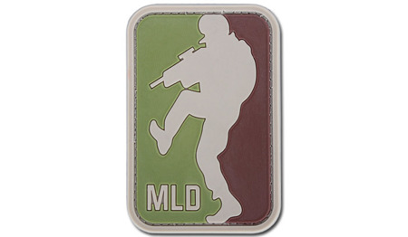 4TAC - PVC-Aufnäher - Major League Doorkicker - Olive / Braun -  3D PVC Morale Patches