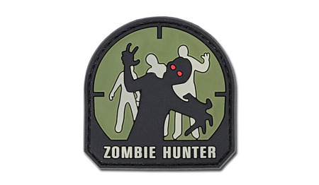 4TAC - PVC-Aufnäher - Zombie-Jäger -  3D PVC Morale Patches