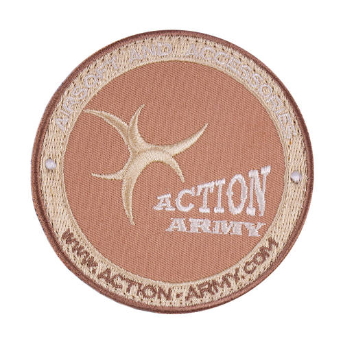 Action Army - Aufnäher - Braun - Andere