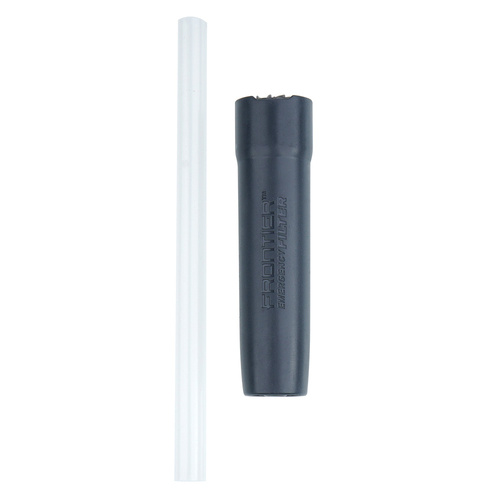 Aquamira - Frontier Tactical Straw BLU Line Wasserfilter - Grau - 67109 - Wasseraufbereitung