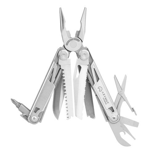 Azymut - Giewon Multitool - 14 Werkzeuge - Silber - H2038 - Multitools