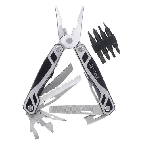 Azymut - Trohon Multitool - 12 Werkzeuge - 8 Bits - H-P2010121 - Multitools