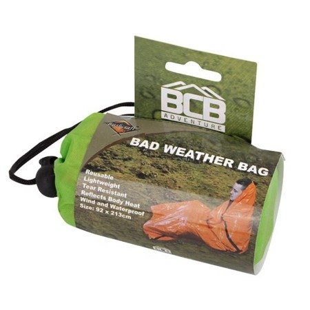 BCB - Notfall Schlechtwettertasche - Orange - CL182 - Schlafsäcke & Isomatten