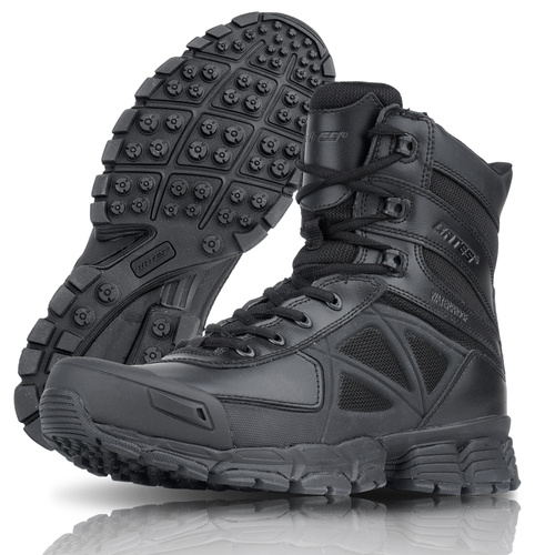 Bates - Velocitor Waterproof Zip Taktische Stiefel - Schwarz - E04034 - Militärstiefel