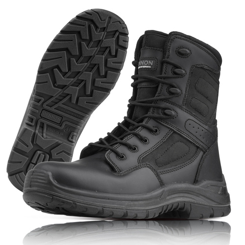 Bennon - Commodore Light O1 Militärstiefel - Hoch - Schwarz - Z20359 - Militärstiefel