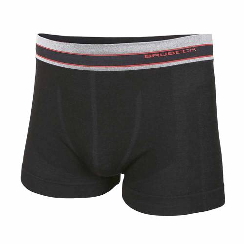 Brubeck - Active Wool Merino Boxershorts - Schwarz - BX10870 - Thermoaktive Wäsche