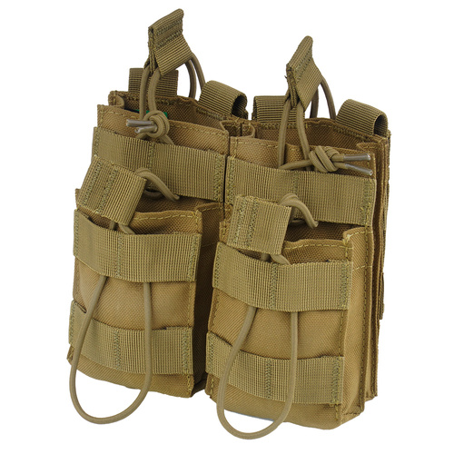 Condor - Doppel Magazintasche MOLLE AR15 - Doppelt - Coyote Brown - MA43-498 - Magazin & Munitionstaschen