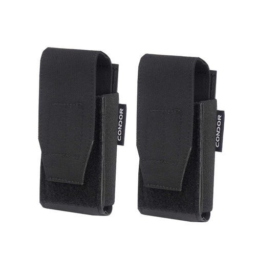 Condor - QD M4 Mag Pouch - Schwarz - 2 Stück - 221114-002 - Seitentaschen & Organizer