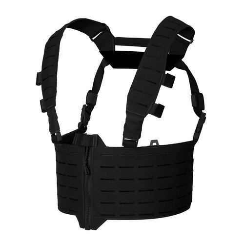 Direct Action - Brustschutz WARWICK Zip Front® Weste - Schwarz - Cordura 500D - CR-WRWZ-CD5-BLK - Chest Rig Westen