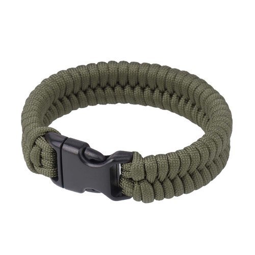 EDCX - "Fisch" Survival-Armband - Armee grün - 2178 - Paracord