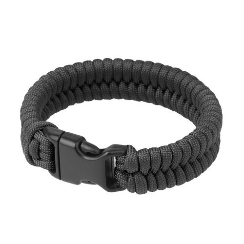 EDCX - "Fisch" Survival-Armband - Schwarz - 2179 - Paracord