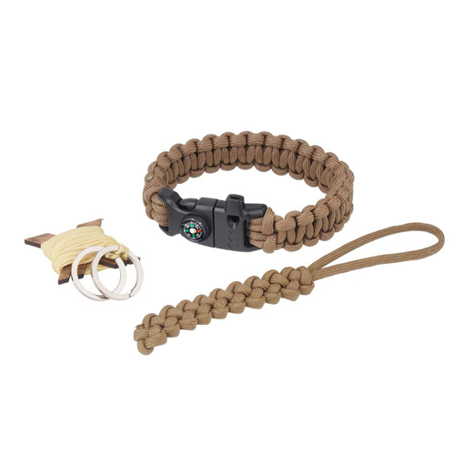 EDCX - Überlebensausrüstung - Coyote Braun - 3305 - Paracord