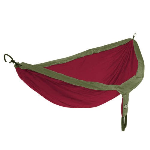 ENO - DoubleNest® Hängematte - Khaki / Maroon - DH025 - Hängematten & Zelte