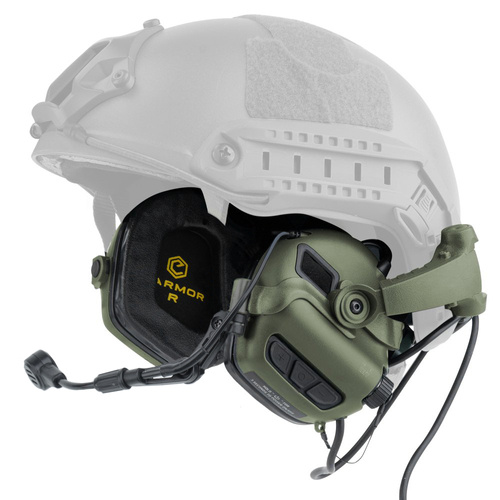 Earmor - Headset für Helme M32X Mark 3 - Foliage Green - M32X-FG-MARK3 - Aktive Kopfhörer