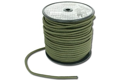 FOSCO - Bungee Cord - 6 mm - OD Grün - 1 Meter - Seile & Gurte