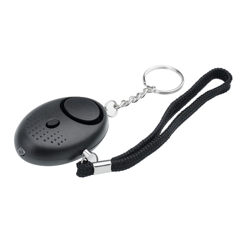 Guard - Scorpion Personal Alarm mit LED-Taschenlampe - 120 dB - Schwarz - YC-003-BL - Schlüsselanhänger