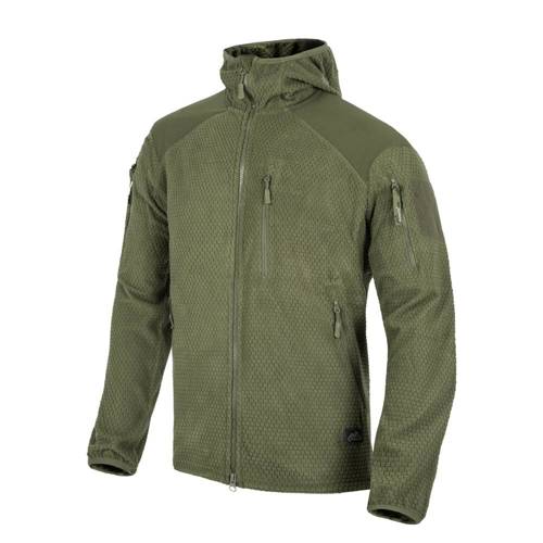 Helikon - Alpha Hoodie Kapuzenbluse - Olive Green - BL-ALH-FG-02 - Fleece-Sweatshirts