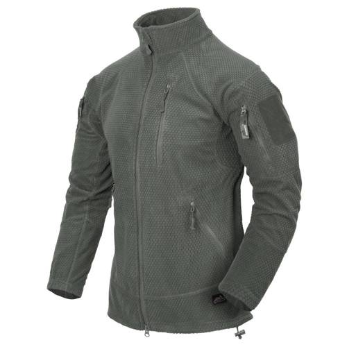 Helikon - Alpha Tactical Grid Fleece Jacke - Foliage Green - BL-ALT-FG-21 - Fleece-Sweatshirts