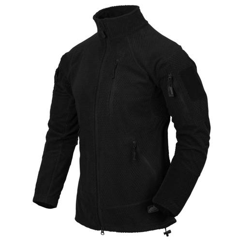 Helikon - Alpha Tactical Grid Fleece Jacke - Schwarz - BL-ALT-FG-01 - Fleece-Sweatshirts