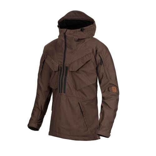 Helikon - Anorak Pilgrim® Jacke - Schwarz / Earth Brown - KU-PGM-DC-0A01A - Militärjacken