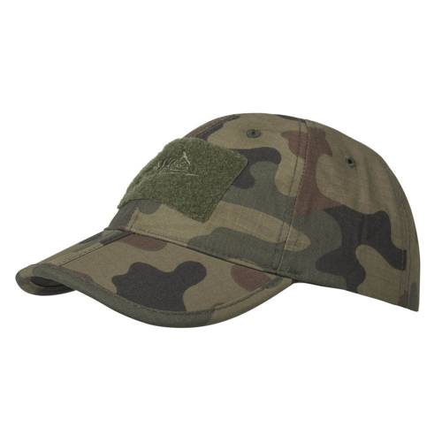 Helikon - Baseball-Klappmütze - PolyCotton Ripstop - Polnisch Woodland - CZ-BBF-PR-04 - Caps & Feldmützen