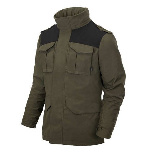 Helikon - Covert M65 Jacke - Taiga Grün / Schwarz - KU-C65-DC-0901A - Militärjacken