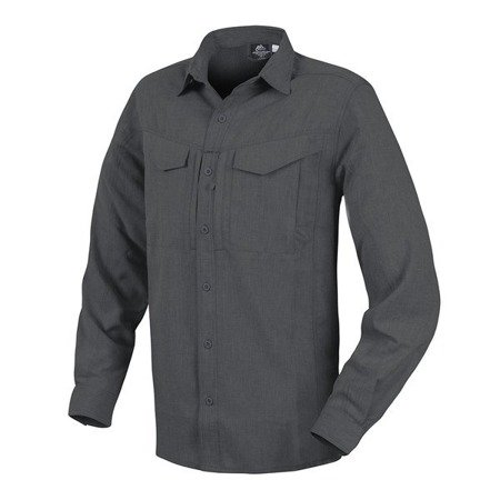 Helikon - Defender Mk2 Gentleman Shirt® - Melange Schwarz / Grau - KO-DGM-PO-0119Z - Hemden & Pullover